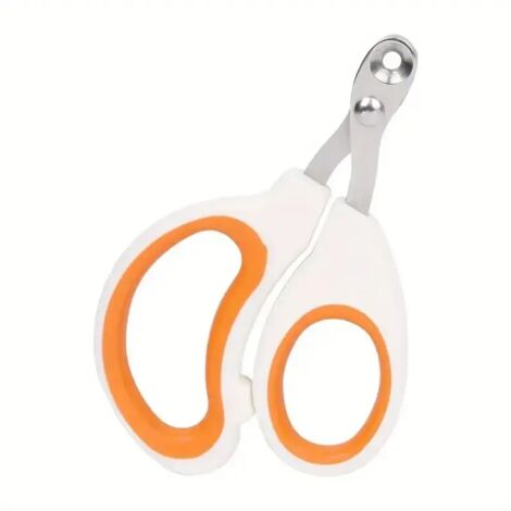 Cortaúñas de acero inoxidable para perros y gatos - Naranja (1/5)
