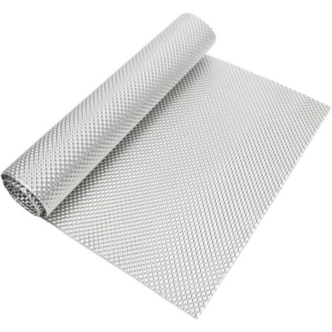 Pantalla térmica gofrada, 100 x 40 cm, para vehículos, pantalla térmica aluminizada, kit de reparación, pantalla térmica, barrera térmica, gofrado automotriz, protección térmica automotriz. (1/5)