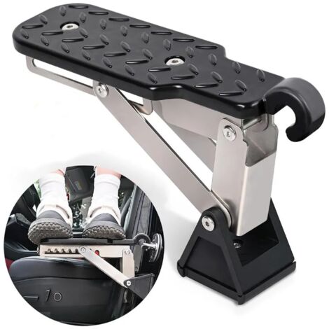 Umbrales de puerta plegables para coche, escalones para puertas de coche, escalones laterales con superficie antideslizante, capacidad de carga de hasta 250 kg. (1/4)