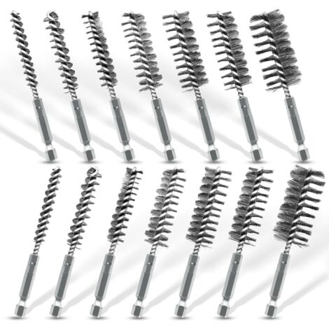 Juego de 5 brocas avellanadoras, herramienta de chaflán ajustable para carpintería, para agujeros avellanados, vástago hexagonal de 8 mm. (1/3)