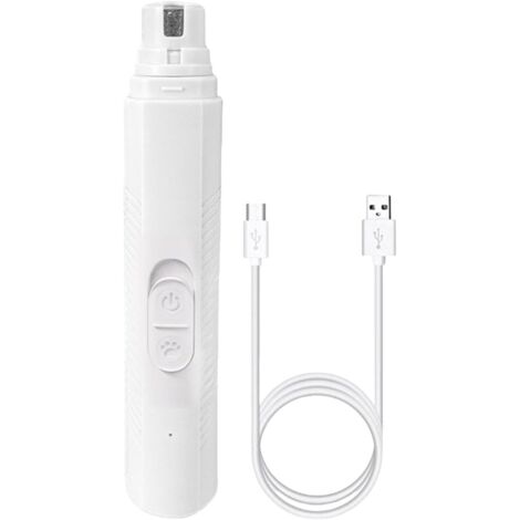 Lima de uñas para gatos, cortauñas LED para gatos - blanco (1/5)