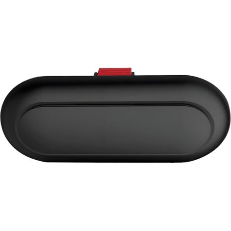 Soporte para gafas de sol de coche, soporte extensible para visera parasol, caja de almacenamiento multifuncional para la visera parasol del interior del coche, instalación sin daños (negro). (1/4)