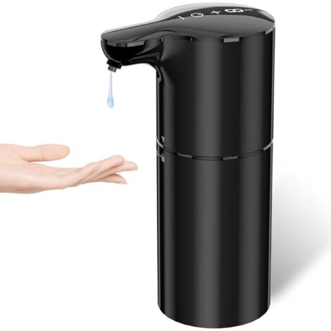 Dispensador de jabón automático sin contacto, 451 ml, boquilla de acero inoxidable, 6 ajustes regulables y sensor inteligente de tercera generación, funcionamiento silencioso y sin contacto, apto para (1/5)