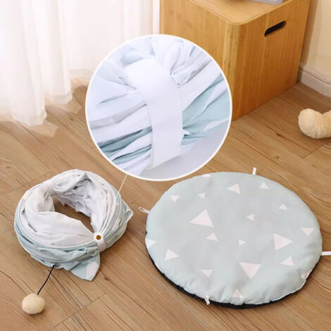 Túnel para gatos, túnel plegable, juguete para gatos, cama para gatos (1/2)