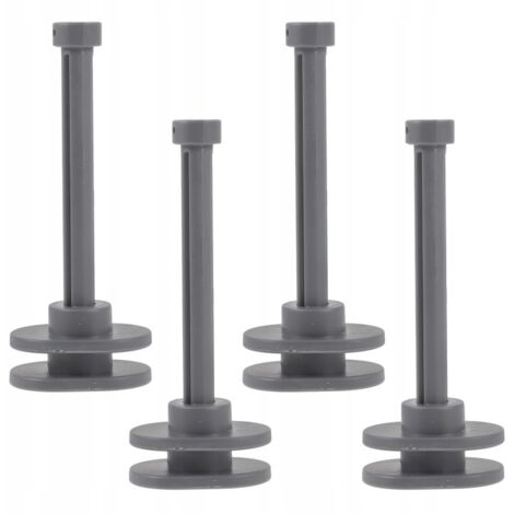 Paquete de 4 pistones inyectores de fundente de soldadura de plástico gris, herramienta de dispensación duradera. (1/5)
