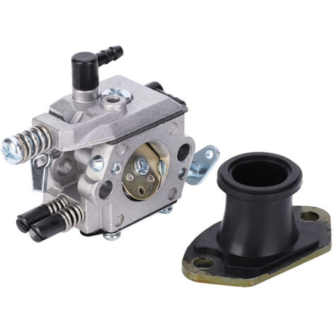 Colector de admisión del carburador de repuesto, apto para motosierras chinas de 4500, 5200, 5800, 52 cc y 58 cc - Crezuo (1/5)