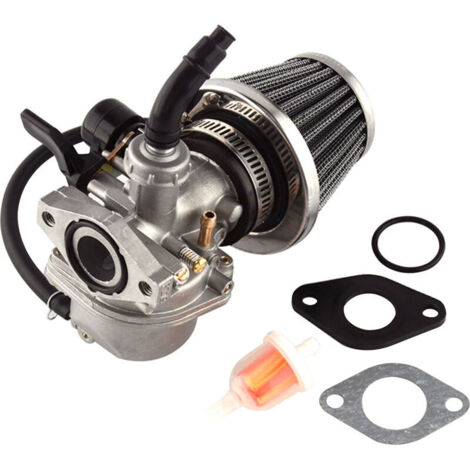 Carburador PZ19 con filtro de aire para ciclomotor, moto de cross, quad y scooter de 50cc a 125cc - Crezuo (1/4)
