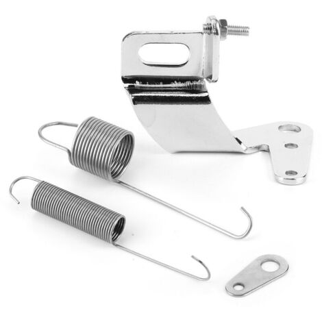 Soporte del cable del acelerador del carburador del coche con piezas dobles de acero inoxidable y doble muelle - Crezuo (1/4)