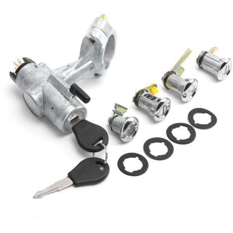 Ej.Life – Cilindro de cerradura de encendido para NISSAN PATROL GQ Y60 1988-1998 – Metal – Instalación directa – Kit de interruptor de arranque – Crezuo