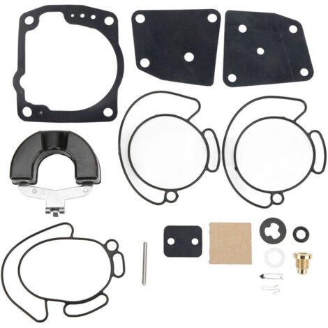 Kit de reparación de carburador para motor fueraborda de 16 piezas, número de pieza 435442, repuesto para Johnson Evinrude V4 V6 de 90 CV (1995-2002) - Crezuo (1/5)