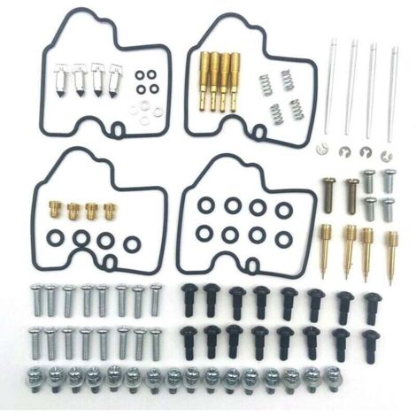Kit de reparación de carburador de 4 piezas compatible con Yamaha YZF R6 600 1999 2000 2001 2002 - Crezuo (1/4)