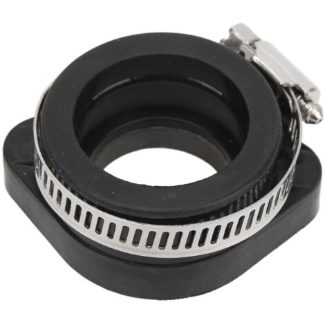 Adaptador de admisión de carburador de motocicleta de goma negra para KEIHIN KOSO OKO 47-28mm/1.85-1.1in - Crezuo