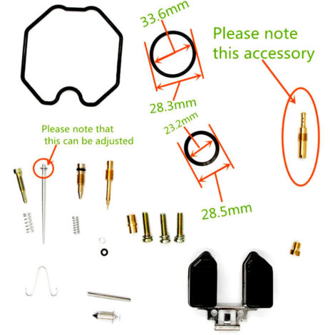 Kit de reparación de carburador PZ26 compatible con CG125 150 175 200 - Crezuo (1/4)