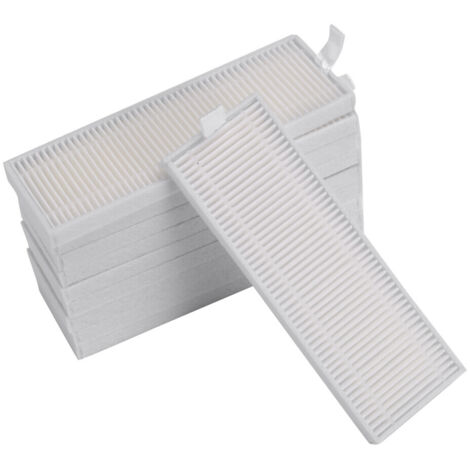 Kit pezzi di ricambio filtro HEPA 10 pezzi per robot aspirapolvere Qihoo 360 S10 X100 MAX (1/5)
