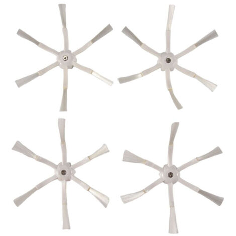 Spazzola laterale bianca 6 bracci per aspirapolvere robot 1S MI 2 accessori pezzi aspirapolvere S50 S51 S5 (1/5)