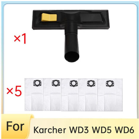 Per WD4 WD5 WD6 spazzola ricambio sacco polvere testina raccolta pulizia aspirapolvere sacchi polvere ricambio (1/4)