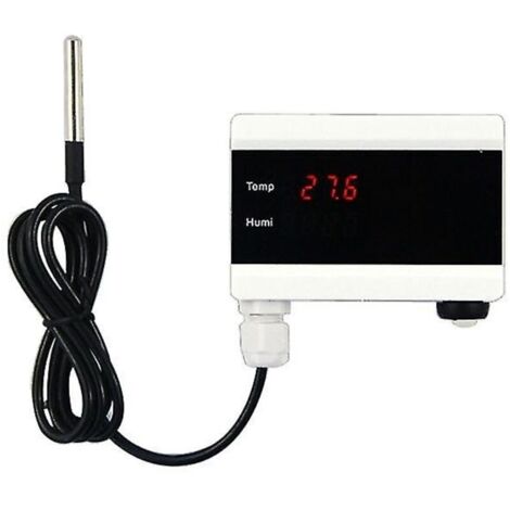 Capteur de température Wi-Fi Tuya. Détecteur de température. Application Smart Life. Alarme. Contrôle du thermostat pour la maison.