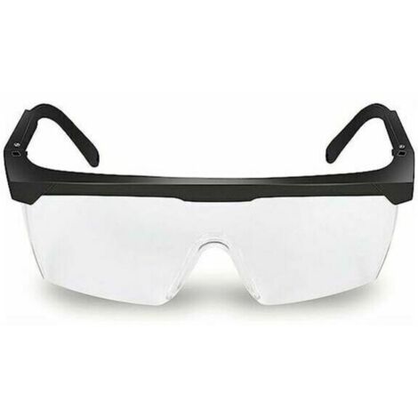 Lunettes de sécurité. lunettes de protection transparentes. protection de la science des lunettes transparentes anti-poussière de vélo pour laboratoire chimique de la poussière. du vent et des yeux. S (1/5)