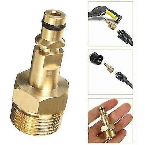 Adaptateur pour nettoyeur haute pression 25-26, raccord rapide M22 pour tuyau Kärcher série K