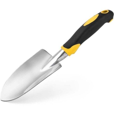 Truelle de jardin en aluminium pour planter, transplanter, désherber et déplacer les plantes. (1/4)
