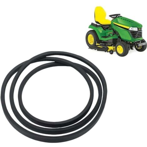Courroie trapézoïdale compatible pour John Deere GY20570, GX20072 : 115, 125, 135, 14.542GS, 1642HS, 17.542HS, L105, L107, L108, L110, L118, L17.542, L1742, LA100, LA105, LA115, LA120, LA125 et LA135 