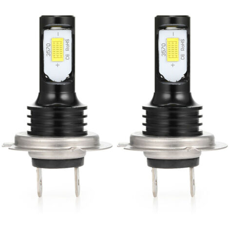 Pack of 2 H7 24V 80W bulbs for headlights (low beam/high beam) 499 xenon white for trucks and heavy commercial vehicles. (1/3)