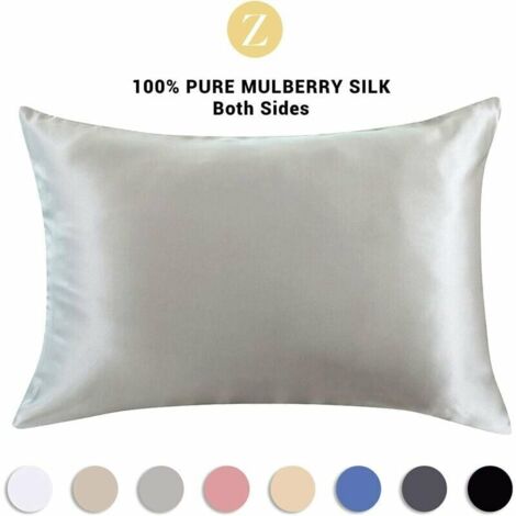 Odipie – Taie d'oreiller en soie 19 momme – Dimensions 50x75 cm – Hypoallergénique et respirante – Pour cheveux et peau