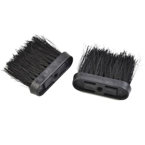 Paryou – Lot de 2 têtes de brosse de cheminée en poils de noix de coco – Résistantes à l'usure – Nettoyage efficace du foyer et autres surfaces
