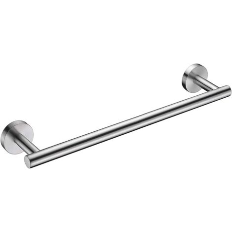 Porte-serviettes de bain en nickel brossé,barres simples,porte-serviettes classique mural en acier inoxydable SUS304,porte-serviettes de salle de bain, toilettes, cuisine, étagère monocouche, 40,6cm