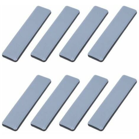 XVX – Patins glisseurs pour meubles lourds – 8 pièces 25mm x 100mm – Résine écologique – Anti-vibration pour parquet et carrelage - 25mm100mm