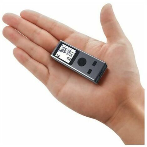 XVX – Télémètre laser numérique 30m – Rechargeable Micro USB – Précision ±2mm – Alliage aluminium et ABS – Léger 24g pour mesures rapides