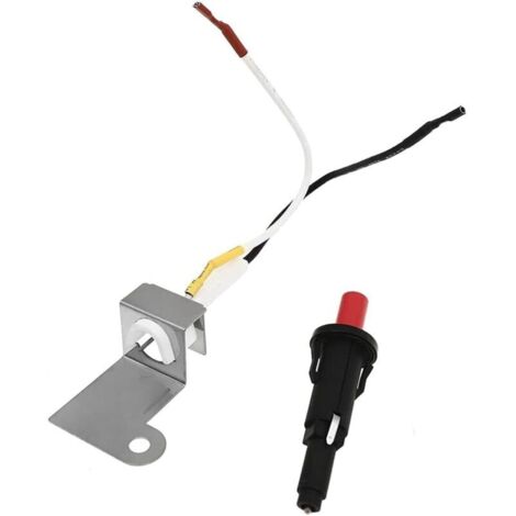 Ulisem 60092 Kit d'allumage de rechange pour brûleur à gaz Weber Q300 Q3000, kit d'allumage de rechange pour barbecue à gaz