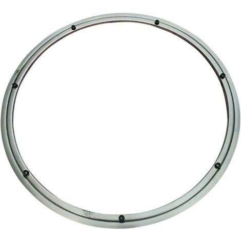 Ulisem – Roulement à billes rotatif 50 cm – Capacité 200 kg – Acier inoxydable – Base pivotante pour meubles et tables lourdes