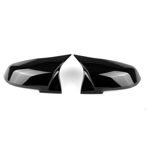 Trimec – Coque de rétroviseur noir brillant pour BMW F20 F21 F22 F30 F32 F36 F87 M3 – Protection esthétique – Installation facile – Matériau plastique