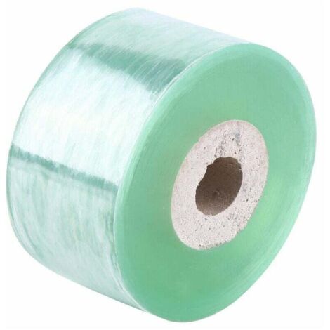 Ulisem Ruban de greffage pour arbres fruitiers en PVC vert de 3 cm de large et 100 mètres de long.
