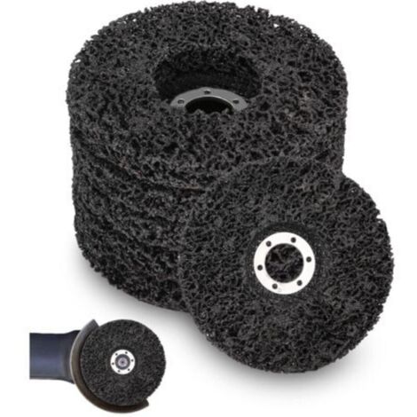 Pcs Disque Meuleuse,125 x 22 mm, Disque Abrasif pour Meuleuse D'angle, Disque de Nettoyage Abrasif CSD disques de nettoyage grossier pour Enlever la Rouille de la Peinture (1/5)