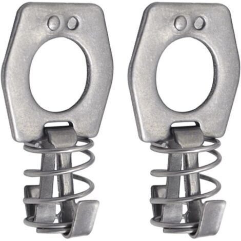 lot de 2 fixations professionnelles en acier inoxydable pour porte de chauffe-eau (1/5)