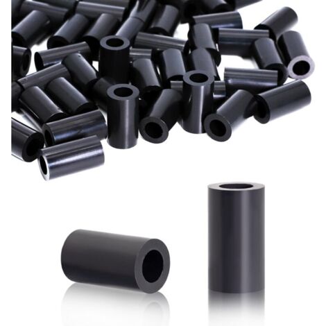 60 Pièces Rondelles d'espacement Rondes en ABS Entretoises Plastique Isolantes Rondelle Plastique M8 pour vis M8 14x25mm pour Circuit Imprimé  Isolation électrique (1/5)