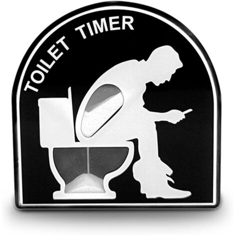 5 Minutes Toilette Sablier de l'heure Ambiance Outils Décompression Décoration Sablier Decor De Bureau Salle De Bain Cadeaux Drôles pour Hommes Mari Papa Fête des Pères (1/5)