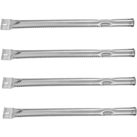 4 pièces Accessoires de Brûleur de Barbecue à Gaz Acier Inoxydable Tubes Chauffants Universels pour de Remplacement Durables et Faciles à Installer (1/5)