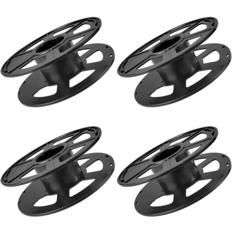 4 Pièces Enrouleur Cable Kit, Plastique Enrouleur Electrique Vide, Diamètre 200mm Enrouleurs de Câbles Électriques, pour Lumières de Noël, Câbles, Filaments (1/5)