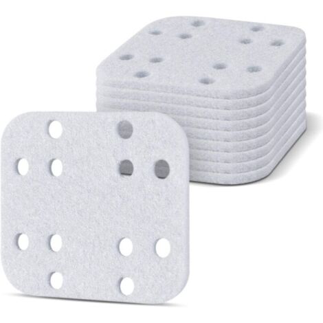 OasisMist 450S & LV 600S Lot de 10 tampons détartrants pour humidificateur d'air avec brouillard chaud et froid, OasisMist 450S & LV 600S, Blanc (1/5)