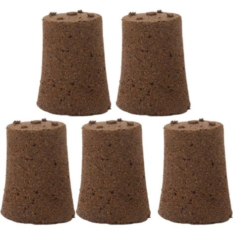 Paquet de 50 éponges de Culture pour Bloc de Semis Hydroponique, éponges de Croissance de Racines, Gousses de Graines, éponges de Démarrage de Graines pour Système de Jardin (1/5)