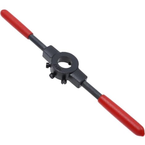 Porte-filière en Acier Vis Réglables, Outil de Filetage Manuel pour Filières Rondes M5-m6, Créateur de Fils Métallique, Accessoires de Filetage pour Atelier, (1/5)