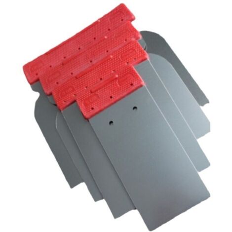 Spatule de peintre en acier inoxydable - Jeu de 4 spatules de surface pour un travail précis - Spatule de carrosserie - Fabriqué en Allemagne (1/5)