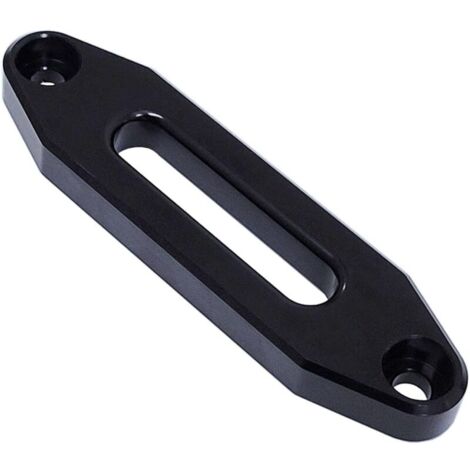 Guide-câble en aluminium pour treuil VTT/UTV 2000-13000 LBs brillant (noir) (254 mm) (1/4)