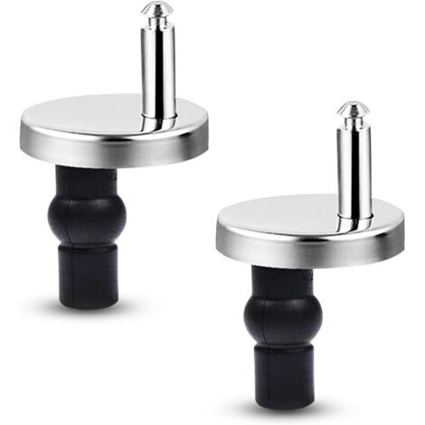 2 Pièces CharnièRe Abattant WC Fixations, CharnièRes à DéPloiement Rapide Fixations, Fixation Abattant WC, Fixation Abattant WC Universel pour Fixation Cuvette WC (1/5)