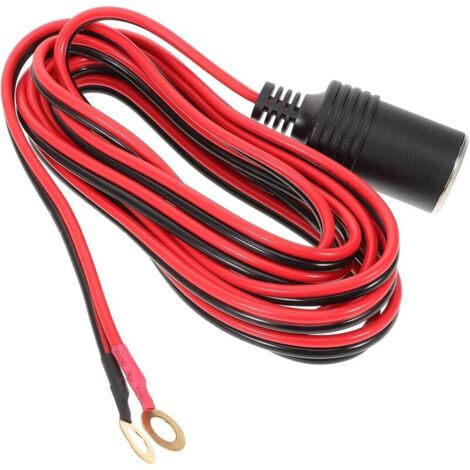 TOYANDONA Câble de Connexion Rapide Batterie Voiture 12/24v, Rallonge Prise Allume-cigare Compatible Chargeur Batterie Auto, Accessoire Électrique pour Système D’allumage Automobile, Usage (1/5)