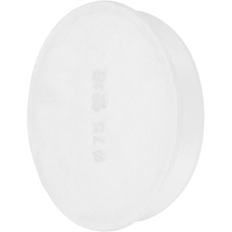 Bouchon de Trou, Embout de Tube Rond en PVC, Idéal pour Protéger les Tuyaux (Blanc, 70mm de Diamètre Extérieur) (1/5)