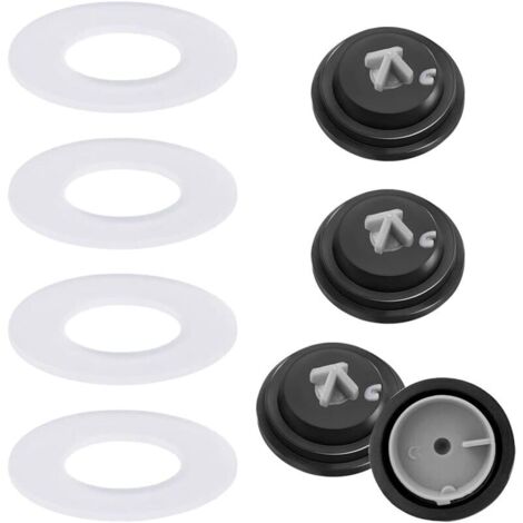 8 pièces 4× Membrane pour Robinet Flotteur SIAMP 4× Rondelle de Soupape de Chasse Flotteur Chasse d'eau wc citerne à membrane rondelles à membrane à entrée latérale pour citernes